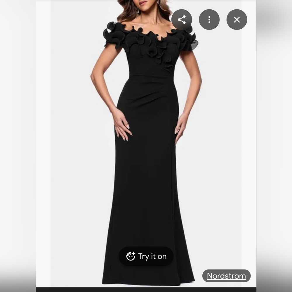 Elegant Black Evening Dress Prom